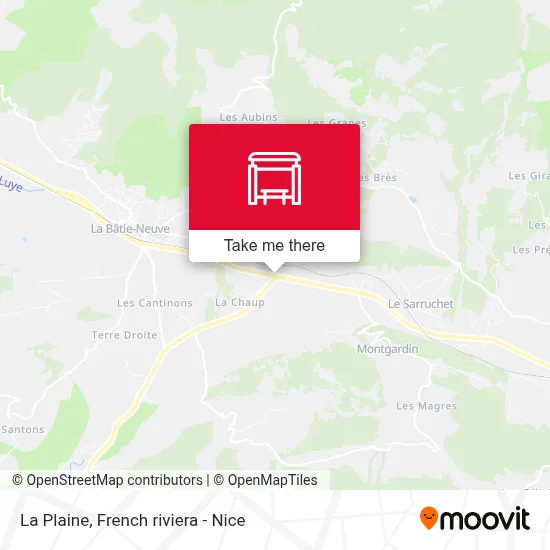 La Plaine map