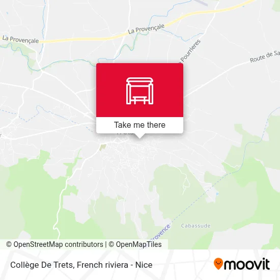 Collège De Trets map