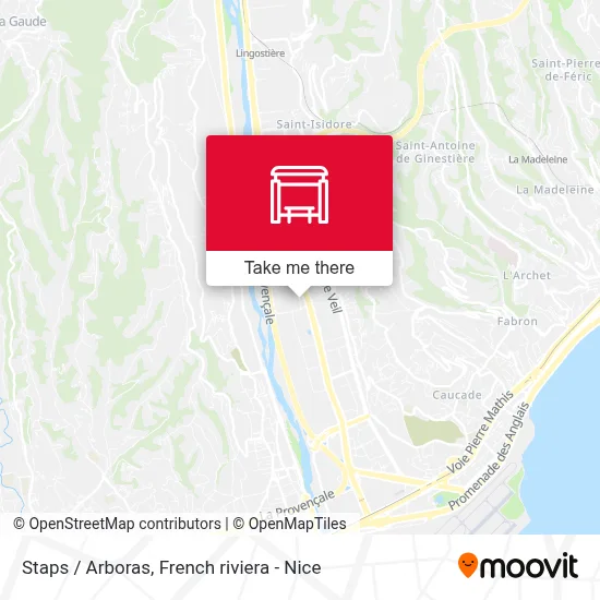 Staps / Arboras map