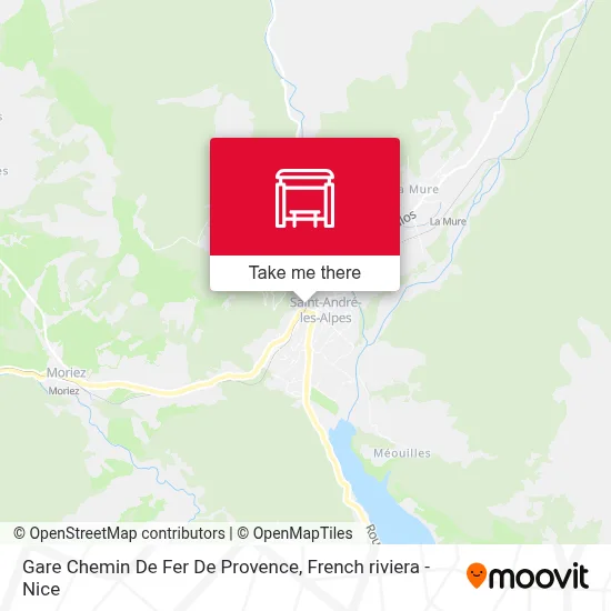 Gare Chemin De Fer De Provence map