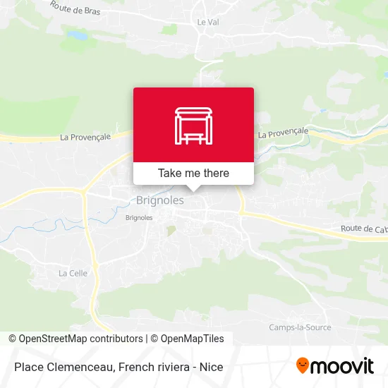 Place Clemenceau map