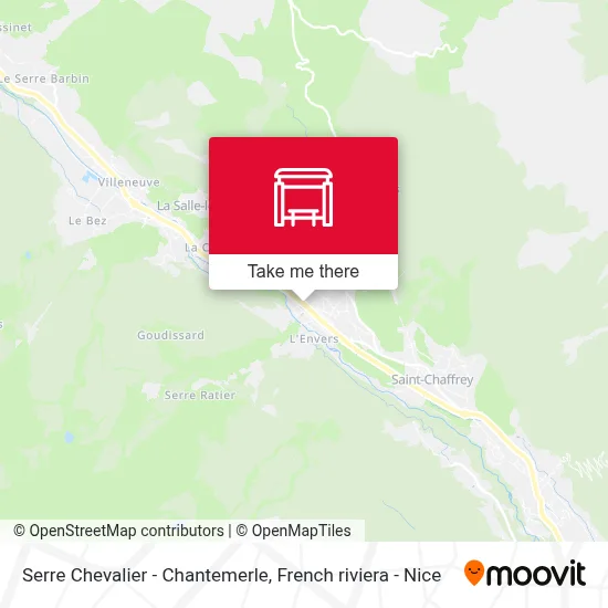 Mapa Serre Chevalier - Chantemerle