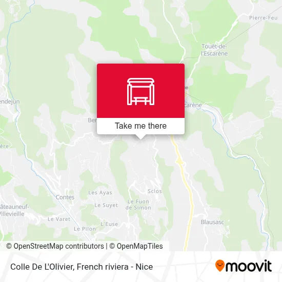 Colle De L'Olivier map
