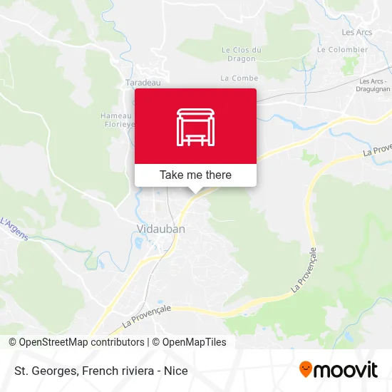 St Georges map