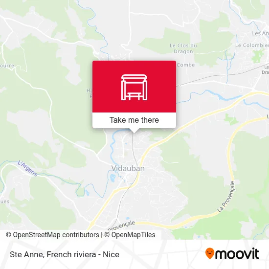 Ste Anne map
