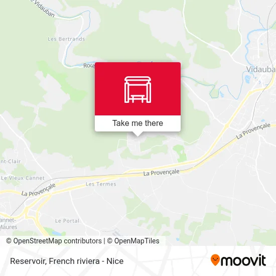 Réservoir map