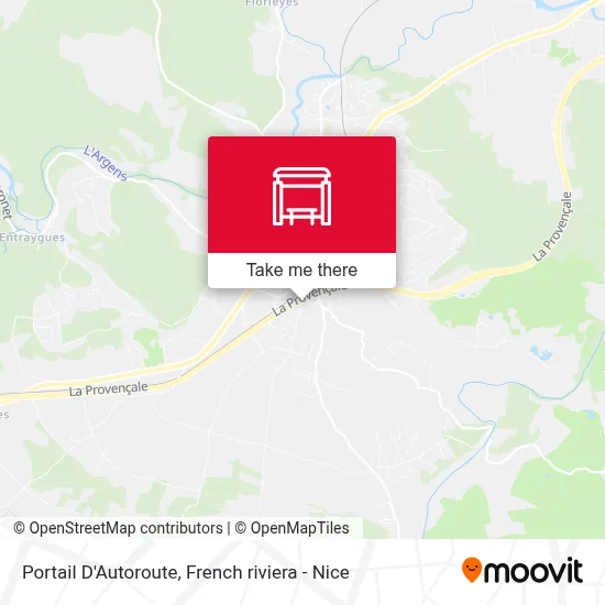 Portail D'Autoroute map