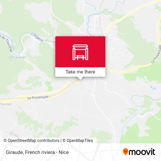 Giraude map