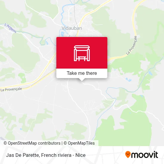 Jas De Parette map