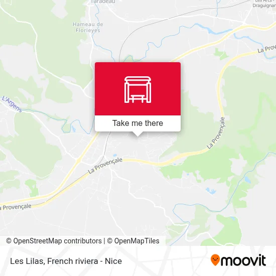 Les Lilas map