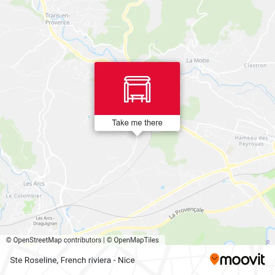 Ste Roseline map