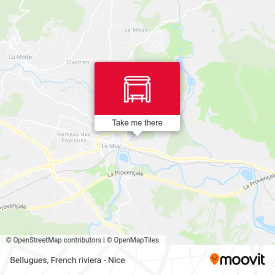 Bellugues map