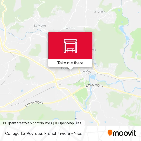 College La Peyroua map