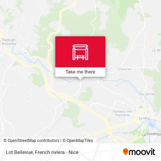 Lot Bellevue map