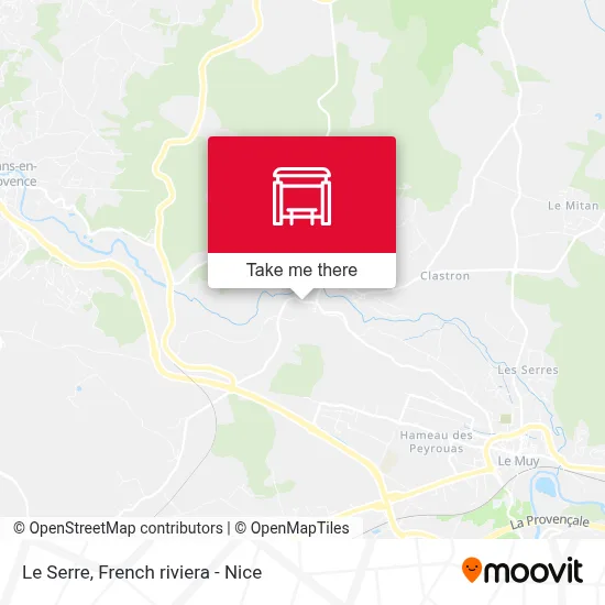 Le Serre map