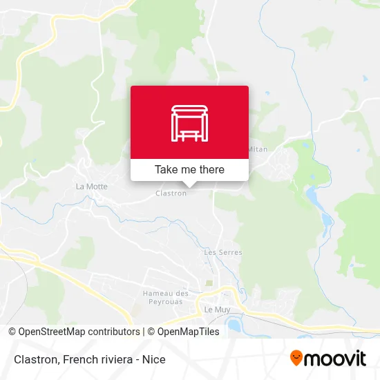 Clastron map