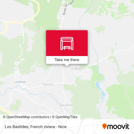 Les Bastides map