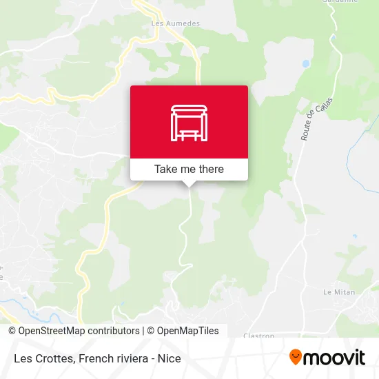 Les Crottes map