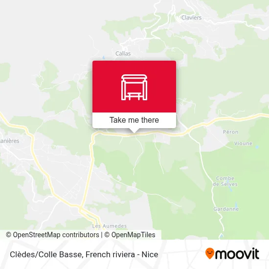 Clèdes/Colle Basse map