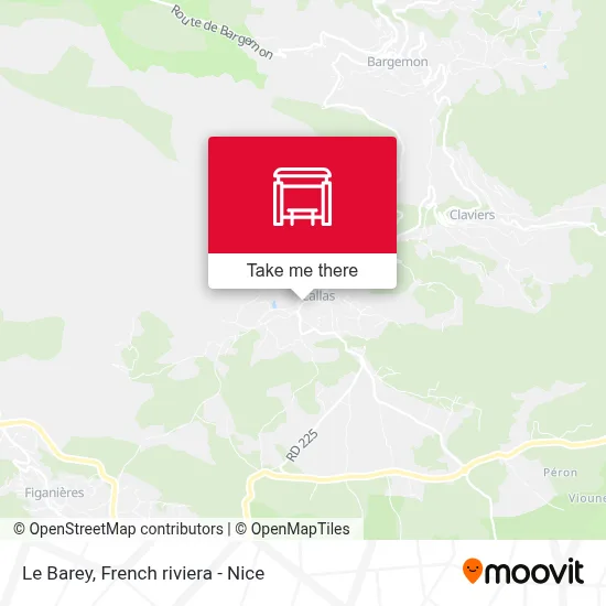 Le Barey map
