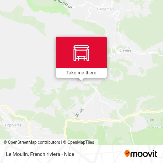 Le Moulin map