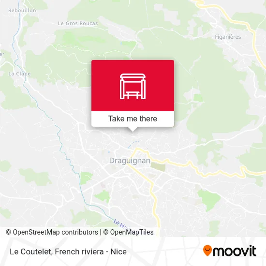 Mapa Le Coutelet