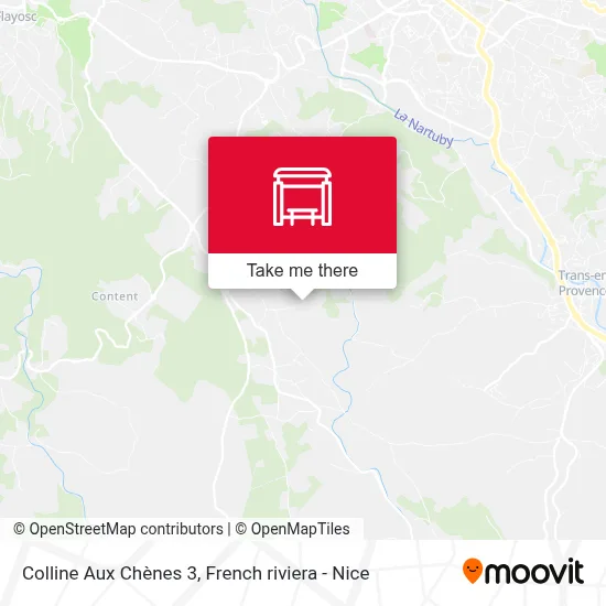 Mapa Colline Aux Chènes 3