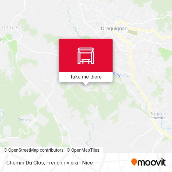 Chemin Du Clos map