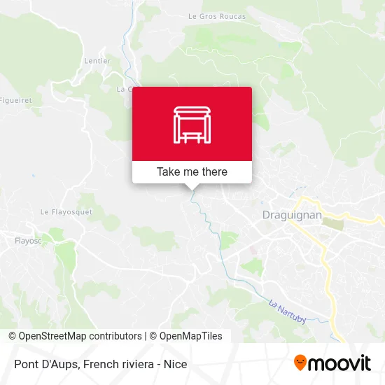 Pont D'Aups map