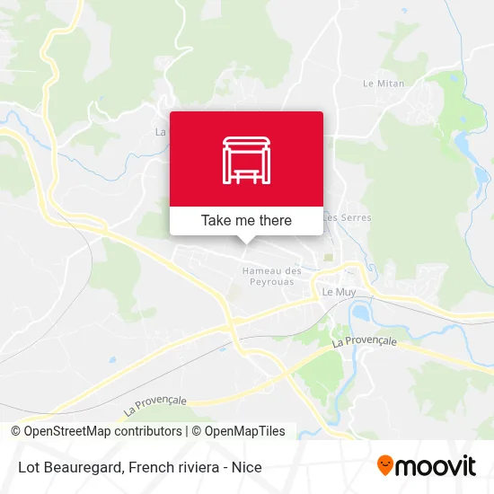 Lot Beauregard map