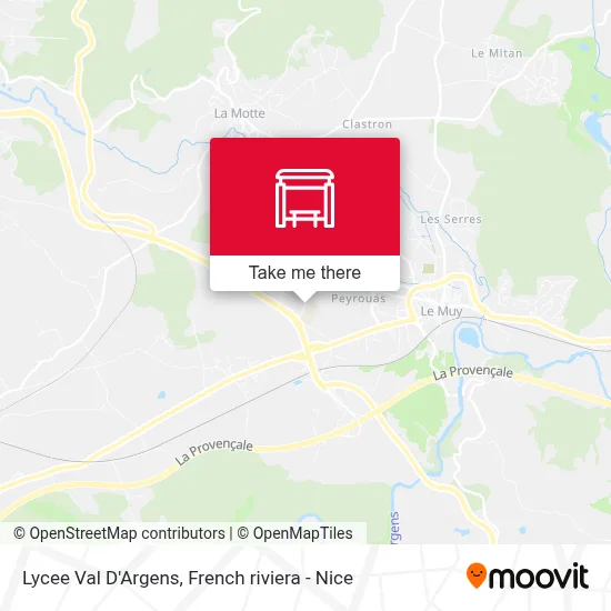 Lycee Val D'Argens map