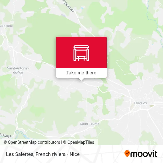 Les Salettes map