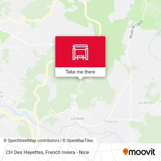 CH Des Hayettes map
