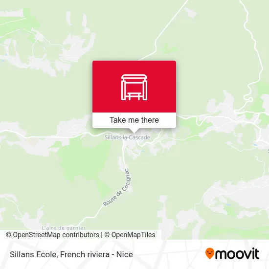 Sillans  Ecole map