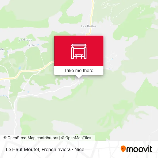 Le Haut Moutet map