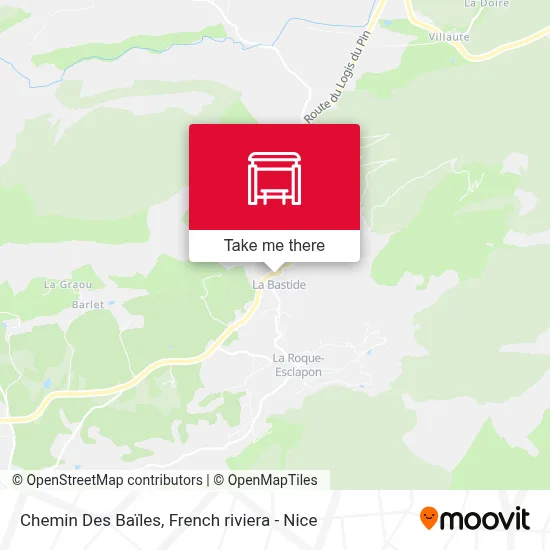 Chemin Des Baïles map