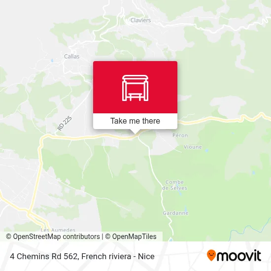 4 Chemins Rd 562 map