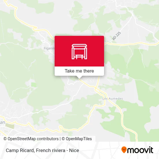 Camp Ricard map