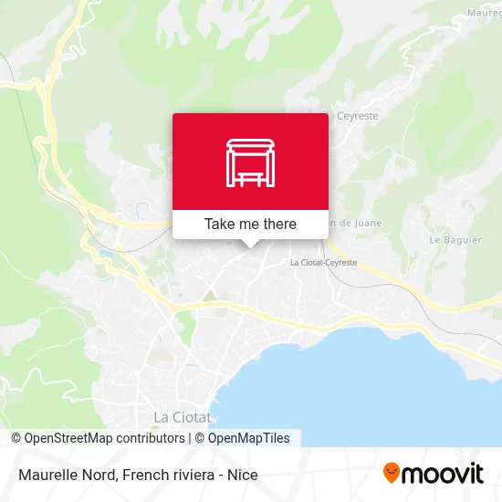 Maurelle Nord map