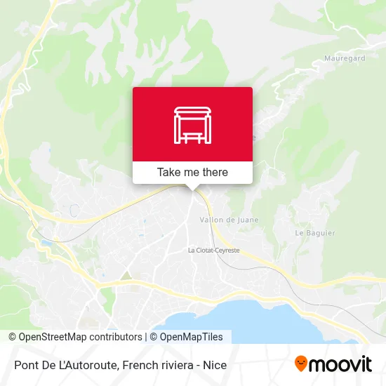 Pont De L'Autoroute map
