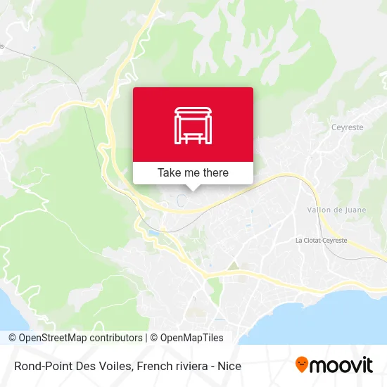 Mapa Rond-Point Des Voiles