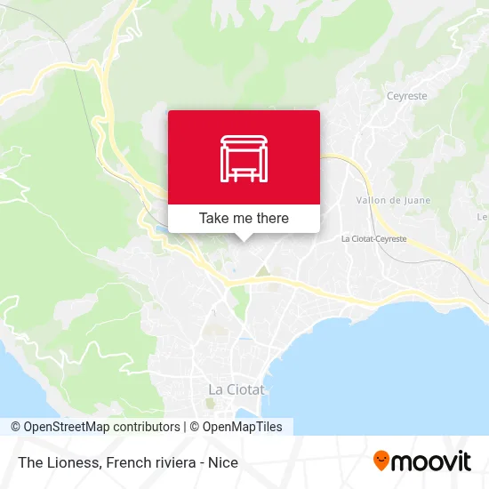La Lionne map