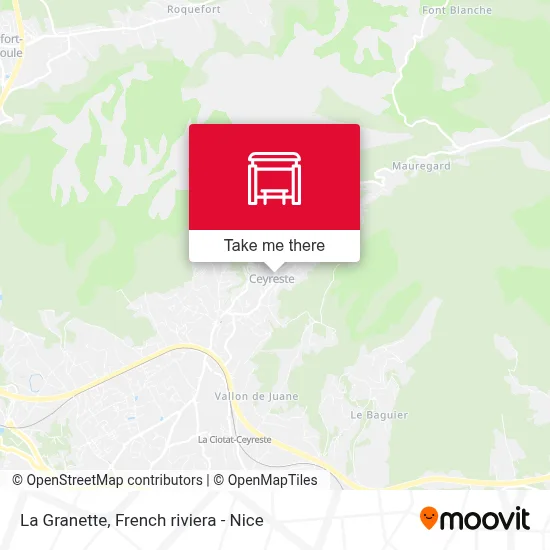La Granette map