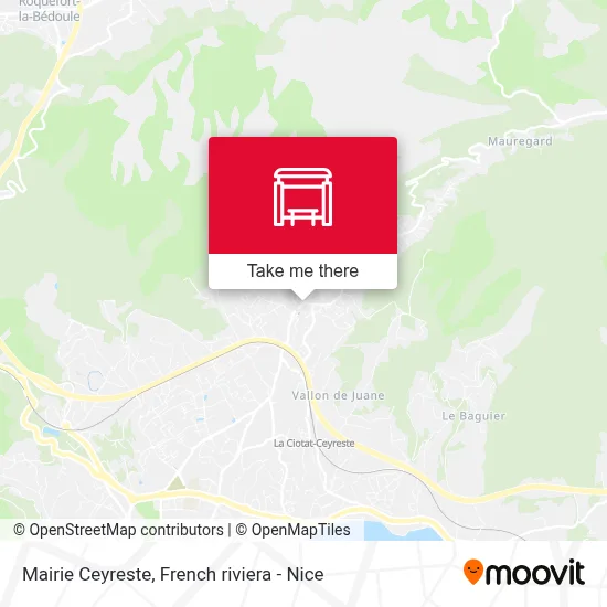 Mairie Ceyreste map
