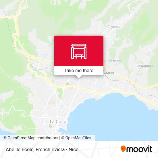 Abeille Ecole map