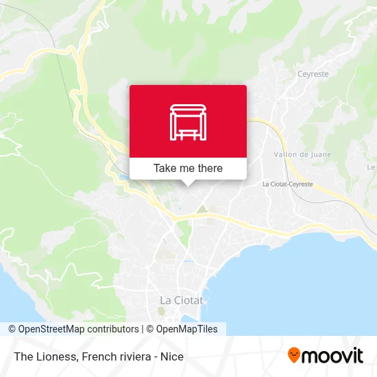 La Lionne map