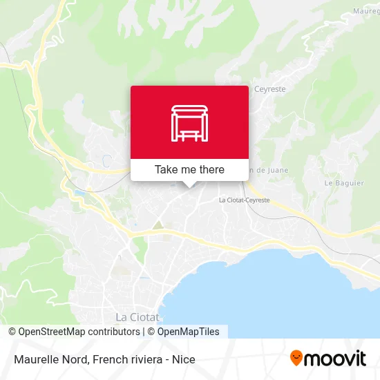 Maurelle Nord map