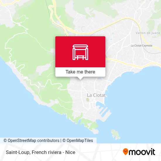 Saint-Loup map