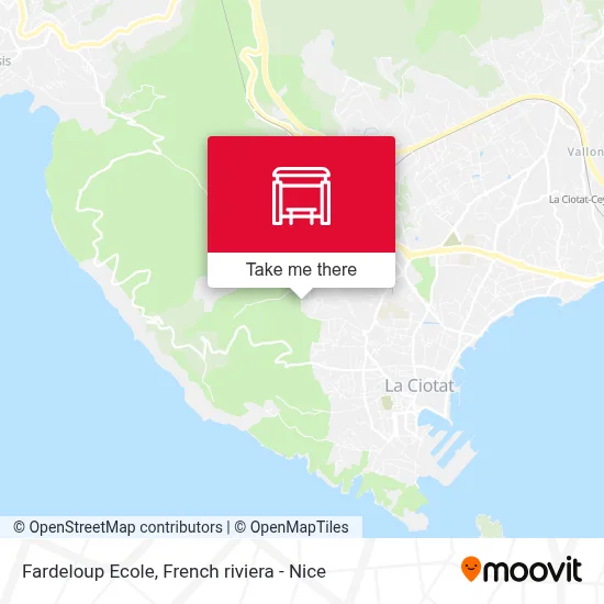 Fardeloup Ecole map