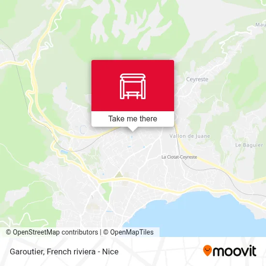 Garoutier map